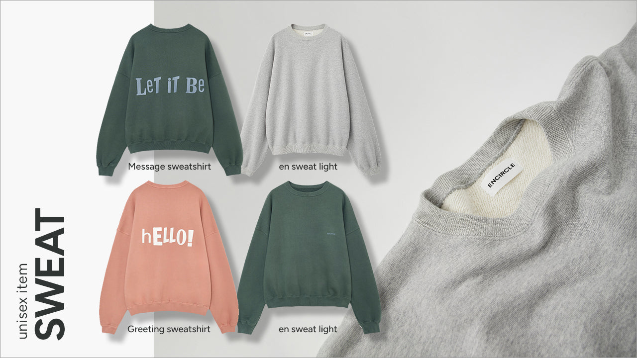 トレーナー/スウェット ENCIRCLE en sweatshirt light ENCIRCLE（エンサークル）の「【ENCIRCLE/エンサークル】en sweatshirt