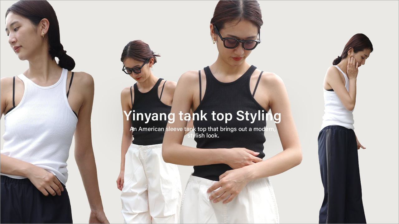 YinYang tanktop styling – encircle onlineshop