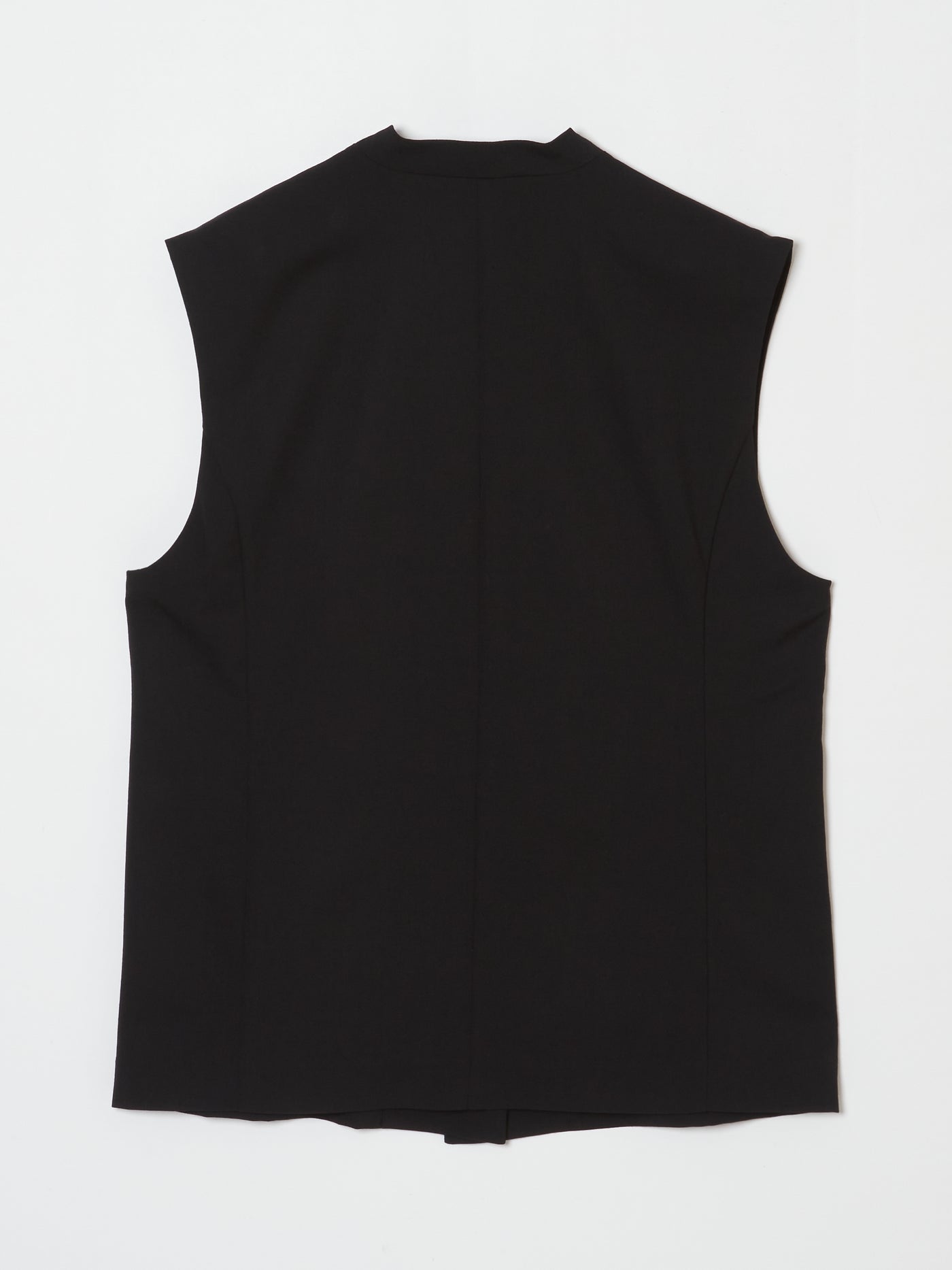 Loose nocollar gilet