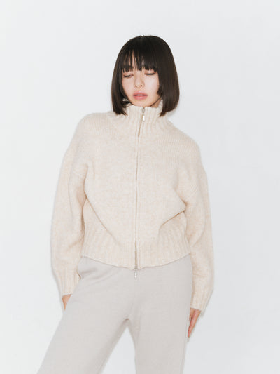 Knit zip BL