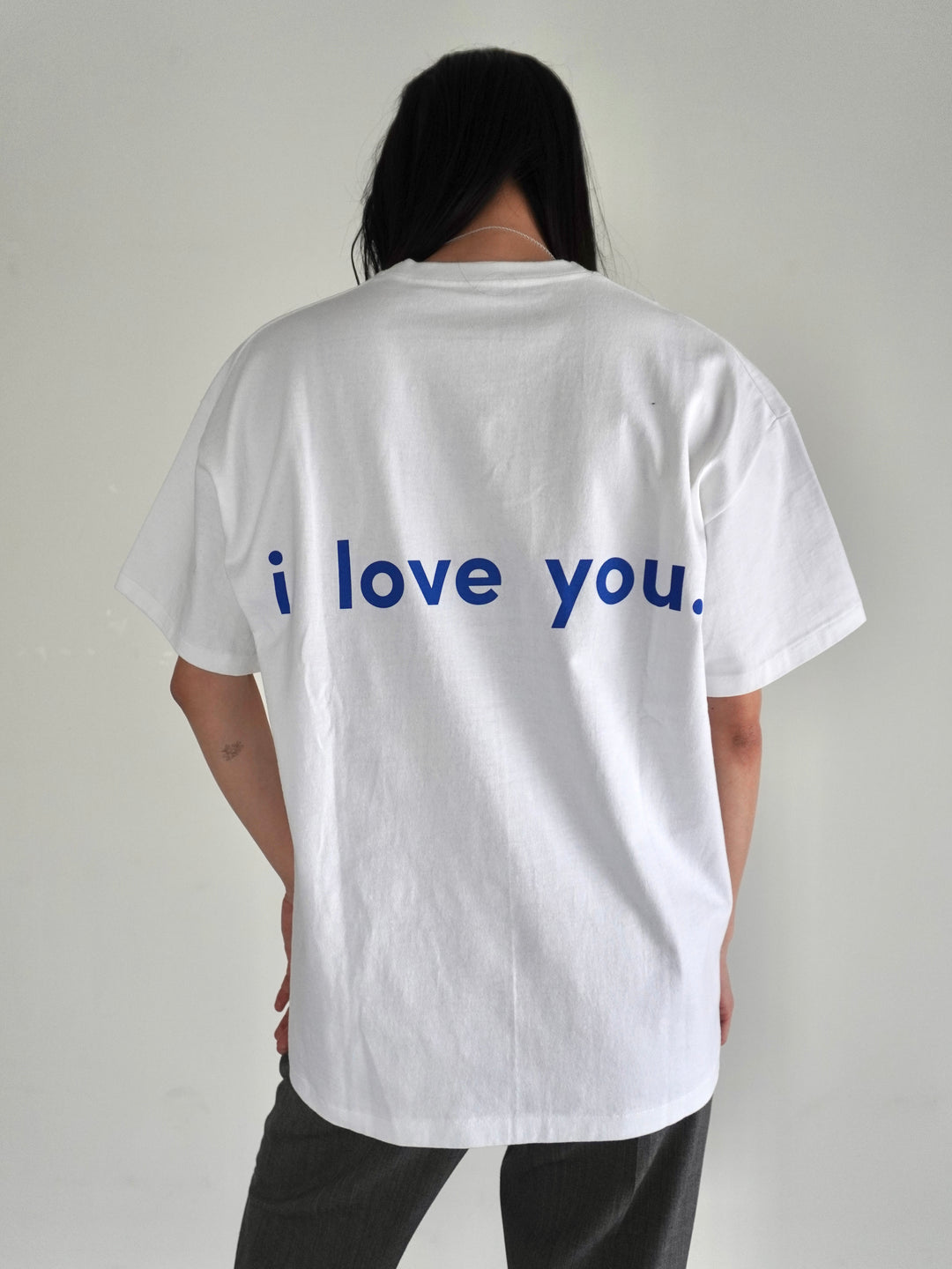 encircle スウェット　i love you プリント　白赤 ENCIRCLE i love you. ホワイト スウェット - メルカリ