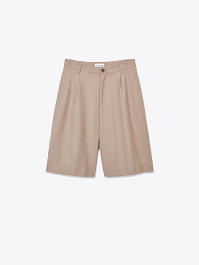 One tuck shorts