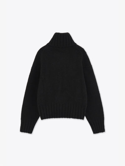 Knit zip BL