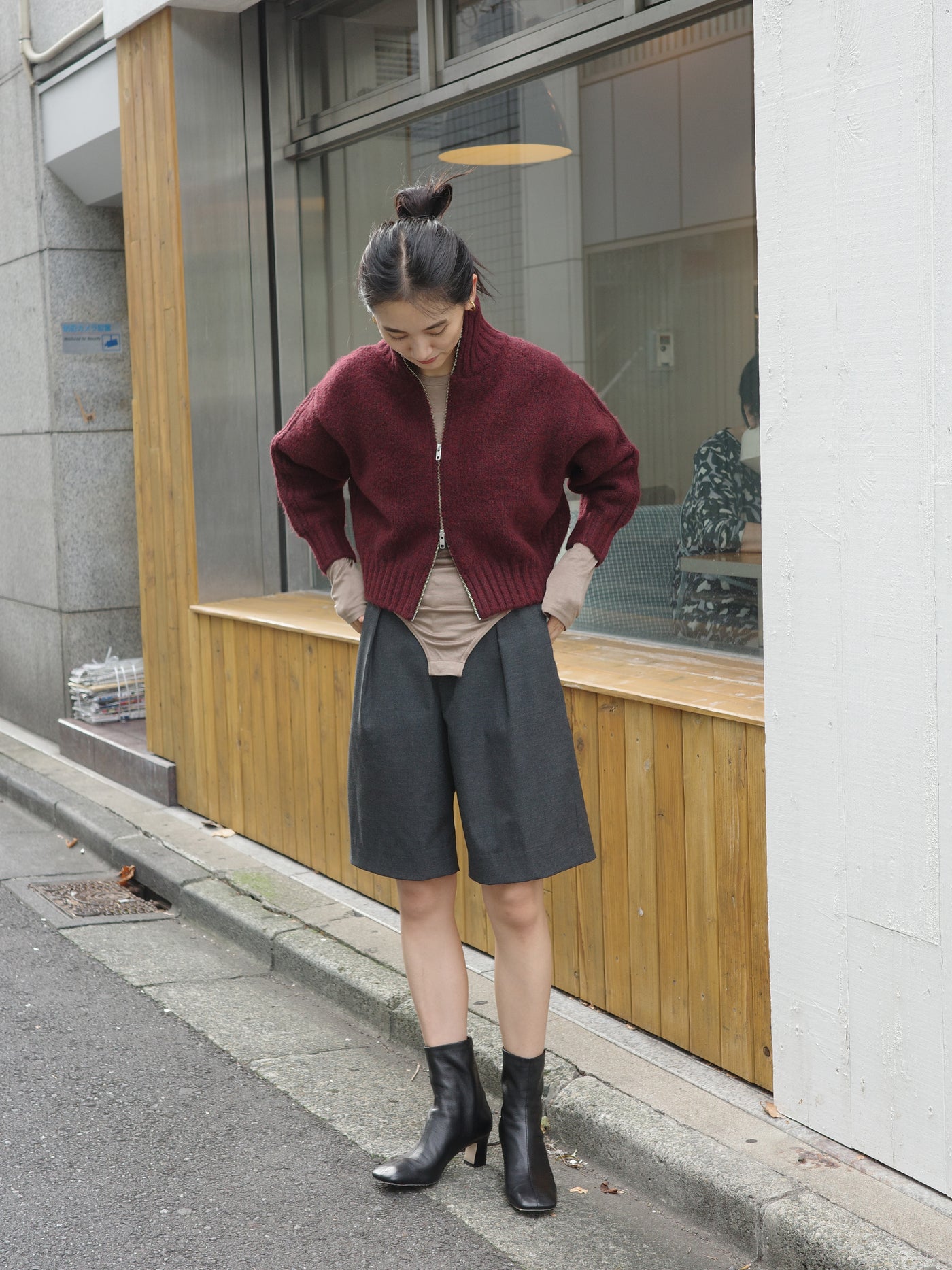 Knit zip BL – encircle onlineshop